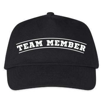 Team Member - Kids’ Baseball Cap - black - Front