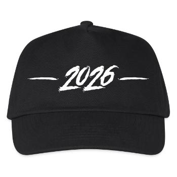 2026 year - Kids’ Baseball Cap - black - Front