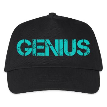 Génie - Casquette de baseball Enfant - noir - Devant