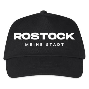Rostock - Kinder Basecap - Schwarz - Vorne
