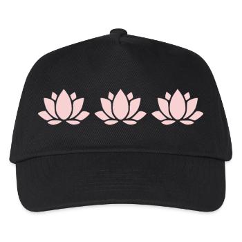 Lotus Flower, Lotus Flower, Pastel Flower, Flowers, Pastel - Kids’ Baseball Cap - black - Front