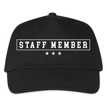 Staff Member - Kinder Basecap - Schwarz - Vorne