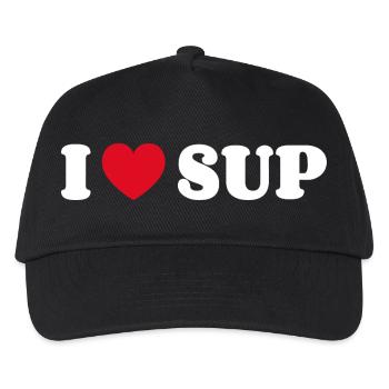 J’adore le paddle debout SUP, le paddle debout - Casquette de baseball Enfant - noir - Devant