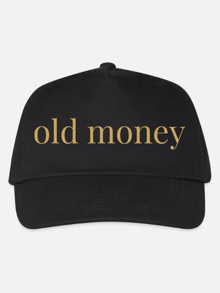 Old money 2 - Kinder Basecap - Schwarz