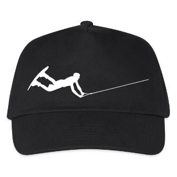 Wakeboarder WHITE/black - Kinder Basecap - Schwarz - Vorne