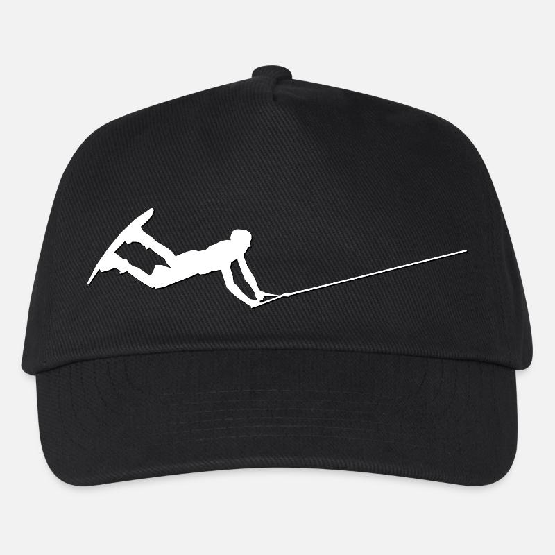 Wakeboarder WHITE/black - Kinder Basecap - Schwarz
