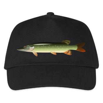 fish15 - Kinder Basecap - Schwarz - Vorne