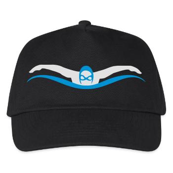 swim - Kids’ Baseball Cap - black - Front