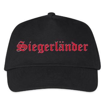 Siegerländer - Kids’ Baseball Cap - black - Front