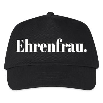 EHRENFRAU PARTNER DESIGN - Kinder Basecap - Schwarz - Vorne
