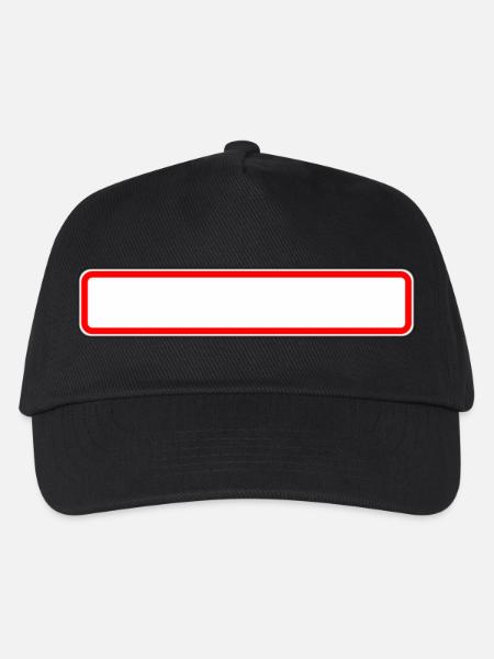 City panel, virgin - Kids’ Baseball Cap - black