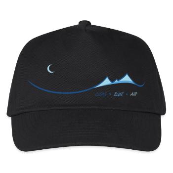 Clean Blue Air - Kids’ Baseball Cap - black - Front