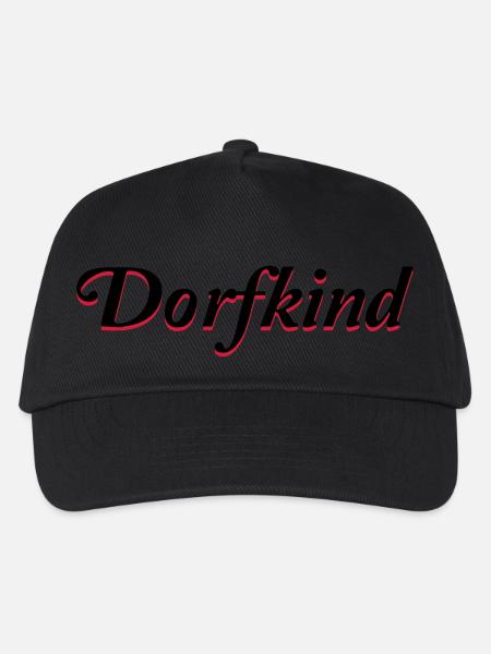 dorfkind - Kinder Basecap - Schwarz
