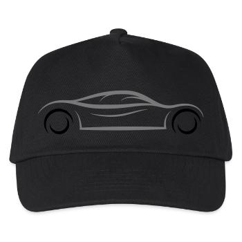 sports car cool car logo mobile fuehrerschein fahr - Kids’ Baseball Cap - black - Front