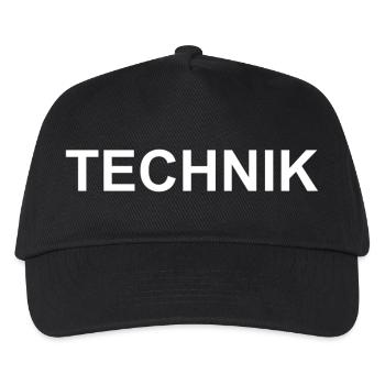 Les techniciens de l’équipe TECH travaillent pour renforcer la cohésion - Casquette de baseball Enfant - noir - Devant