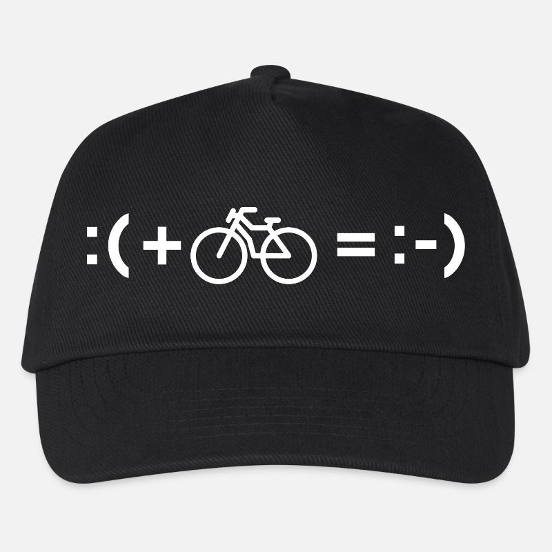 Graphique de vélo de ligne minimale - Casquette de baseball Enfant - noir