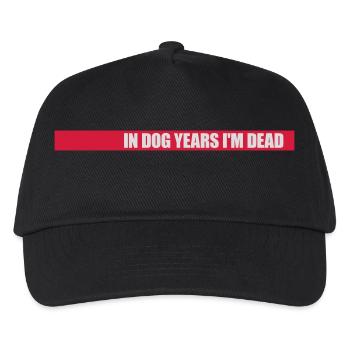 in dog years Dead - Kids’ Baseball Cap - black - Front