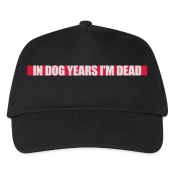 in dog years Dead - Kids’ Baseball Cap - black - Front