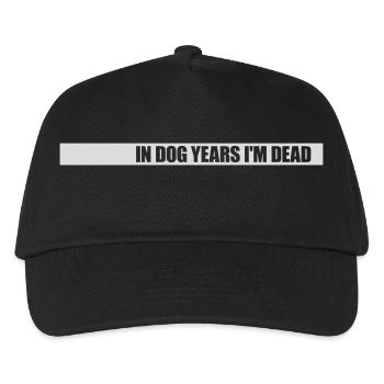 in dog years Dead - Kids’ Baseball Cap - black - Front
