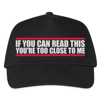 trop près de moi - Casquette de baseball Enfant - noir - Devant