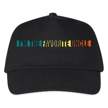at The Favorite Uncle - Kids’ Baseball Cap - black - Front