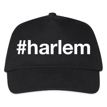 HARLEM Hashtag - Kinder Basecap - Schwarz - Vorne