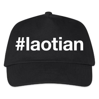 LAOTIAN Laos Hashtag - Kids’ Baseball Cap - black - Front