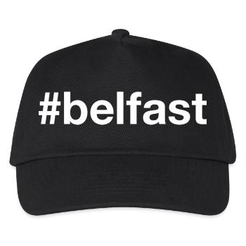 BELFAST Hashtag - Kinder Basecap - Schwarz - Vorne