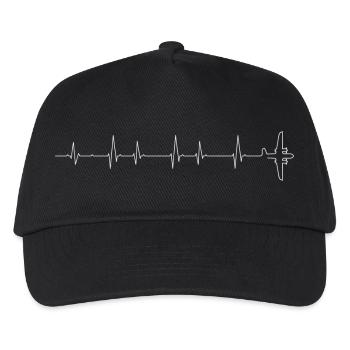Veuillez fournir l’image du design - Casquette de baseball Enfant - noir - Devant