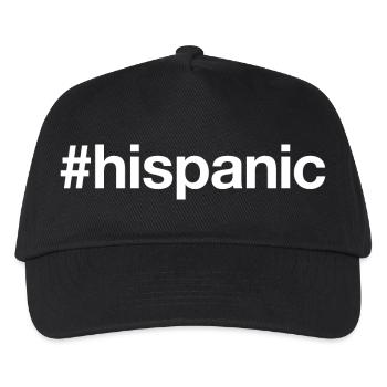 HISPANIC Hashtag - Kinder Basecap - Schwarz - Vorne