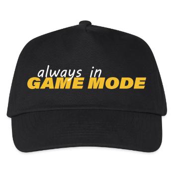 TOUJOURS EN MODE JEU - Casquette de baseball Enfant - noir - Devant