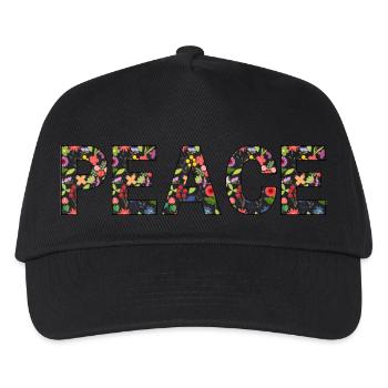 Peace - Kids’ Baseball Cap - black - Front