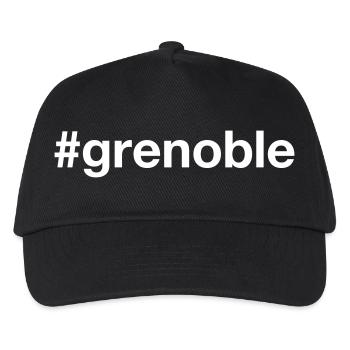 GRENOBLE Hashtag - Kinder Basecap - Schwarz - Vorne