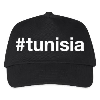 TUNISIA Hashtag Tunesien - Kids’ Baseball Cap - black - Front