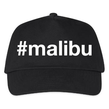 MALIBU Hashtag - Kinder Basecap - Schwarz - Vorne