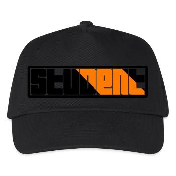 Student Logo - Kinder Basecap - Schwarz - Vorne