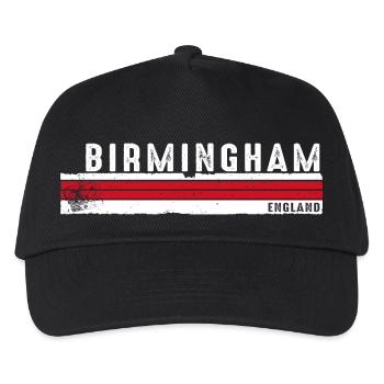 Birmingham - England Vintage Souvenir for UK - Kids’ Baseball Cap - black - Front