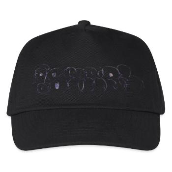 Throw up T-Shirt - Kids’ Baseball Cap - black - Front