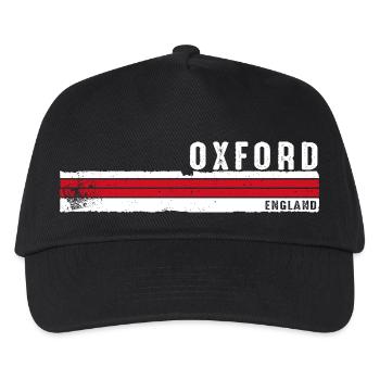 Oxford England Vintage Design - Kinder Basecap - Schwarz - Vorne