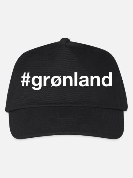 GRÖNLAND Grönland Hashtag - Kinder Basecap - Schwarz