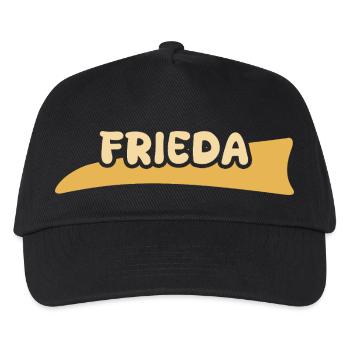 First name Frieda - Kids’ Baseball Cap - black - Front