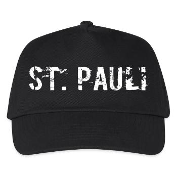 ST. PAULI - Kinder Basecap - Schwarz - Vorne