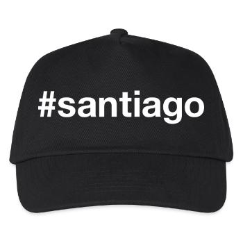 SANTIAGO Hashtag Chile - Kids’ Baseball Cap - black - Front