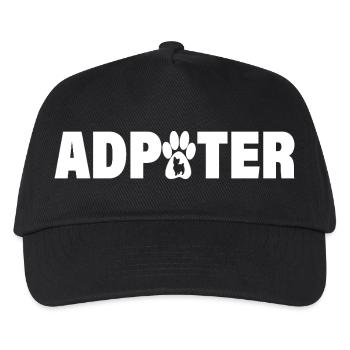 Adopt a Cat – Give It a Loving Home - Kids’ Baseball Cap - black - Front
