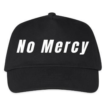 NO MERCY Cap – Curved Streetwear Logo - Kids’ Baseball Cap - black - Front