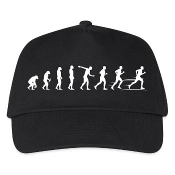 Evolution of Movement - Runner Marathon - Kids’ Baseball Cap - black - Front
