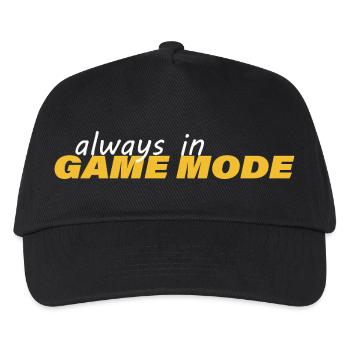TOUJOURS EN MODE JEU - Casquette de baseball Enfant - noir - Devant