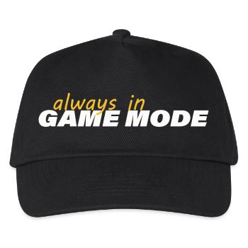 TOUJOURS EN MODE JEU - Casquette de baseball Enfant - noir - Devant