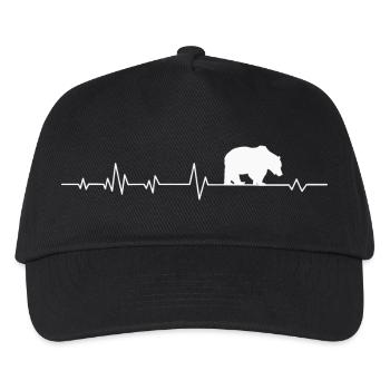 Bear - Kids’ Baseball Cap - black - Front