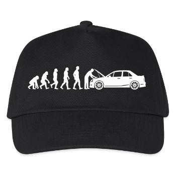 Evolution Auomechaniker - Kinder Basecap - Schwarz - Vorne